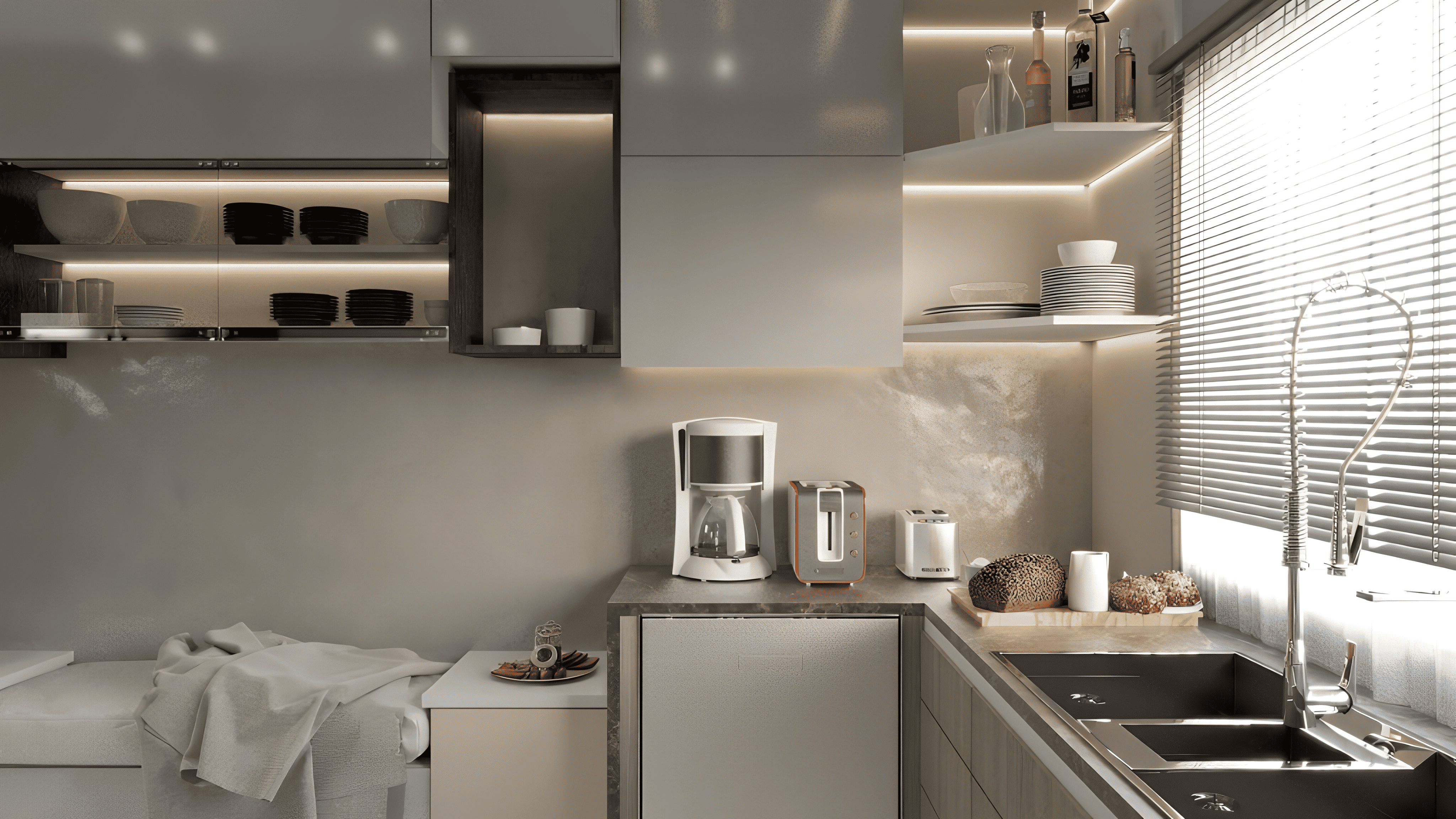 LUDICO kitchen blending warmth and precision